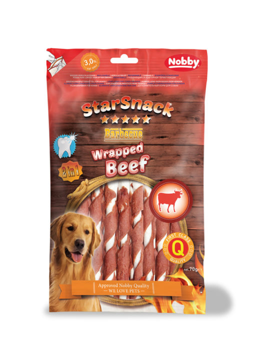 STARSNACK BBQ Wrapped Beef, 70g