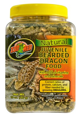 Zoo Med Natural Juvenile Bearded Dragon Food 283g