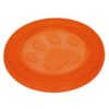 Frisbee TPR Fly-Disc "Paw" orange Ø 22 cm