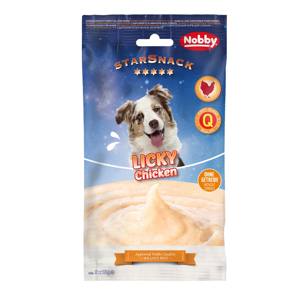 StarSnack LICKY Chicken 75 g, 5-pack