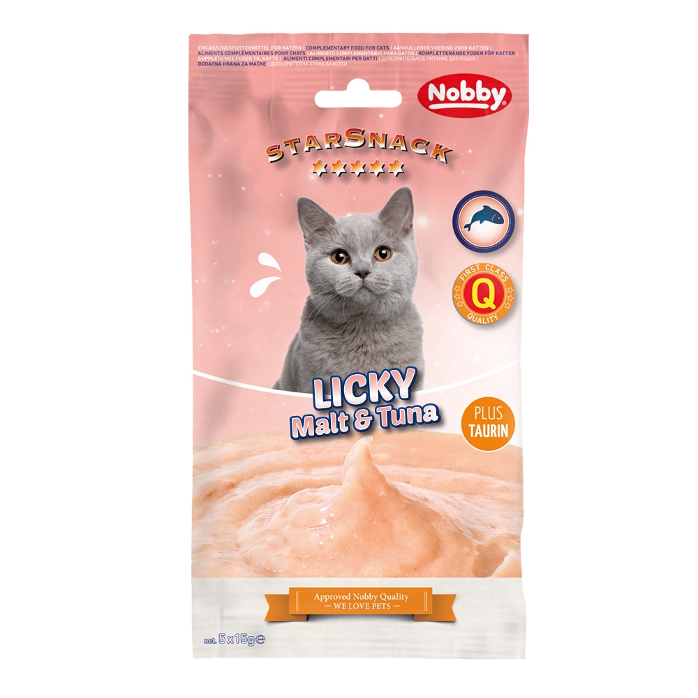 StarSnack LICKY Malt & Tuna 75 g. 5-pack
