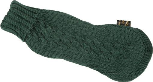 Fashion Dog Klassisk Strikket genser, Grønn | Flere størrelser (18-39)