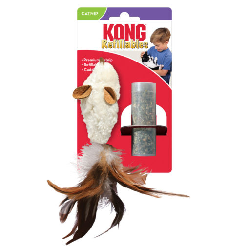 KONG Refillables Feather Mouse EU