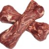 Companion råhud bein pakket med kjøtt, biff og torsk  2x50g