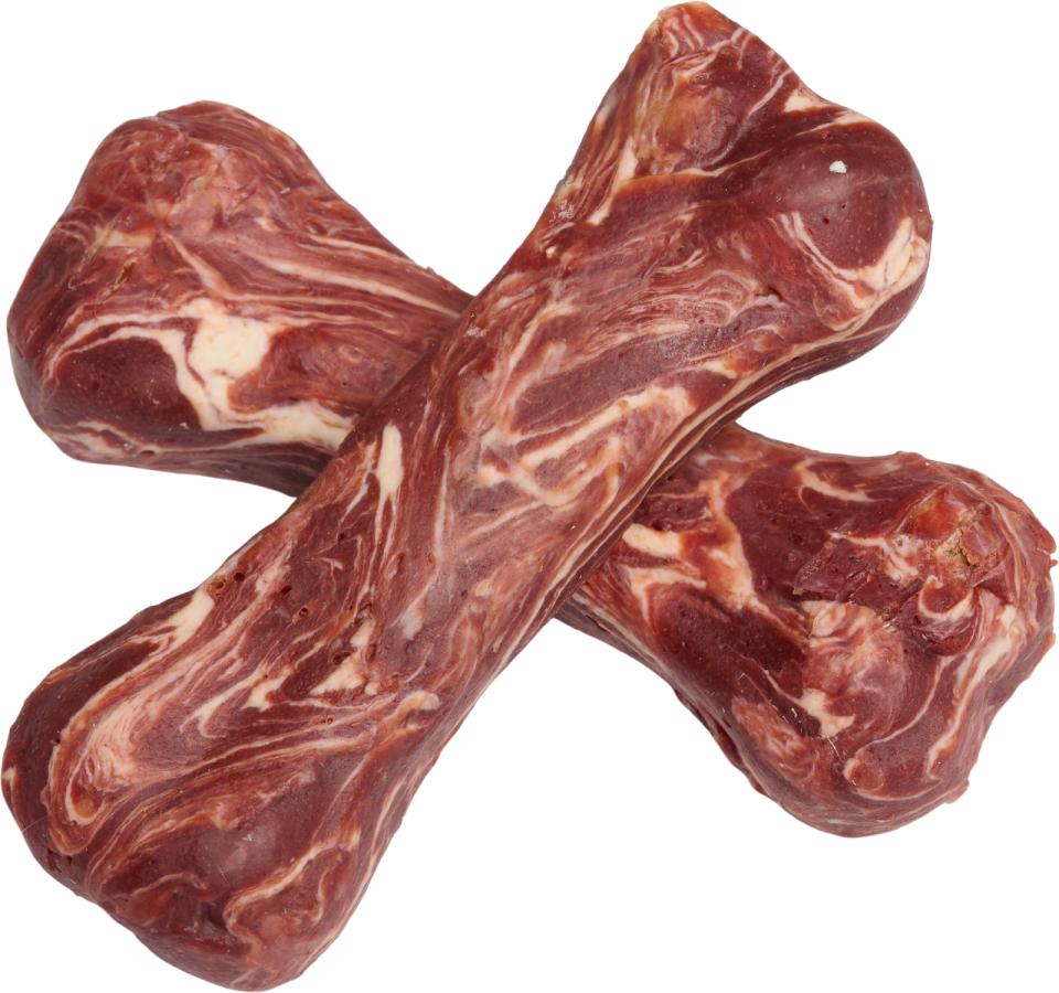 Companion råhud bein pakket med kjøtt, biff og torsk  2x50g
