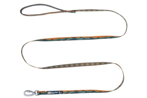 Non-stop Trail quest leash RP LTD, unisex, teal/oak, 15mm/2m