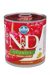 Farmina N&D Dog Quinoa Venison & Coconut 285 gr.
