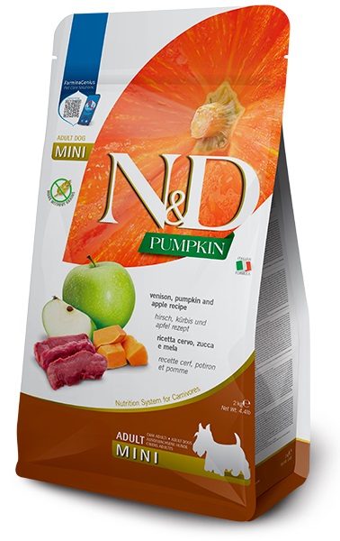 Farmina N&D Pumpkin Dog Venison & Apple Adult mini 2 kg