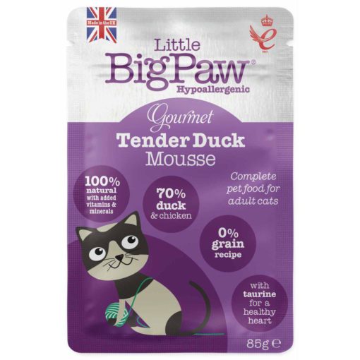 Little Big Paw Pouch Gourmet Tender Duck Mousse 85g