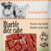 Companion marble dice cube - kanin og torsk