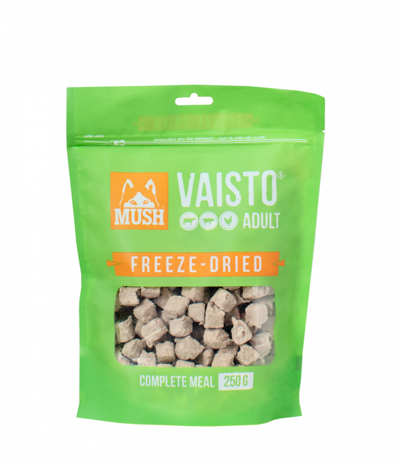 Mush Frysetørket Vaisto Green 250 g