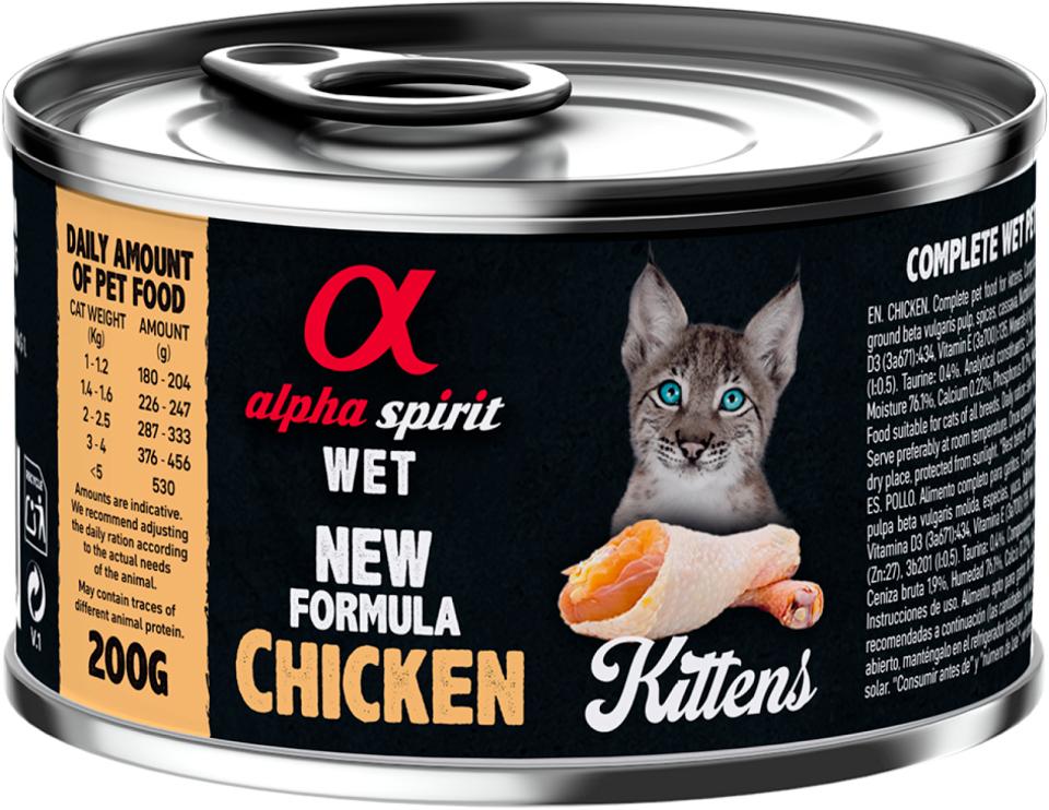 AlphaSpirit CAT Kitten Chicken (kylling)