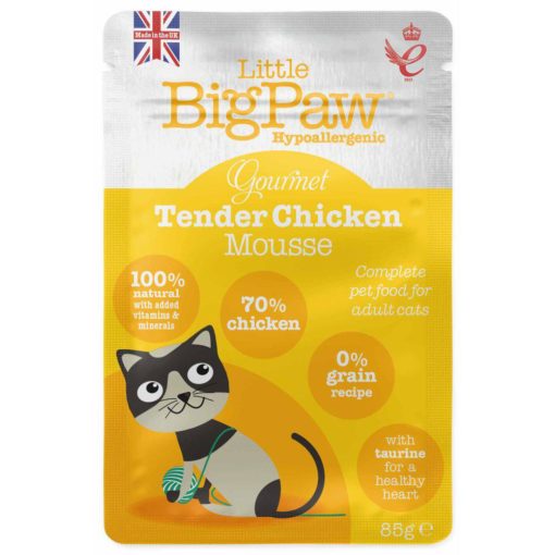 Little Big Paw Pouch Gourmet Tender Chicken Mousse85g