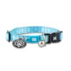 Smart ID Cat Collar - Retro Blue