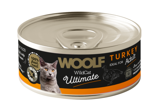 Woolf Wildcat våtfôr - Kalkun paté 85 g