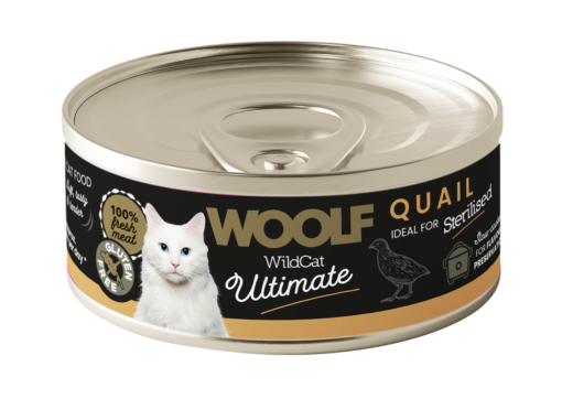 Woolf Wildcat våtfôr - Vaktel paté 85 g