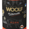 Woolf Ultimate Dog våtfôr - Pork with Linseed Oil 400g