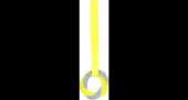 Toy Glowa Pull Rope + Ring Blue/yellow L