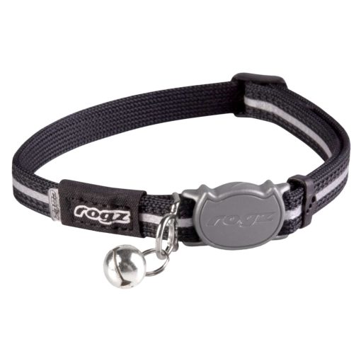 Rogz Alleycat Halsband XS Sort