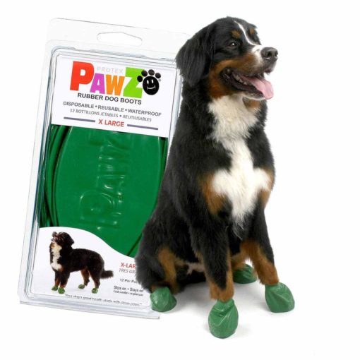 Pawz hundesko,  X- Large, 12,7 cm (grønn)