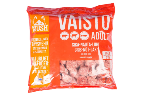 MUSH Vaisto® Gris-Okse-Laks (Röd)  3 kg