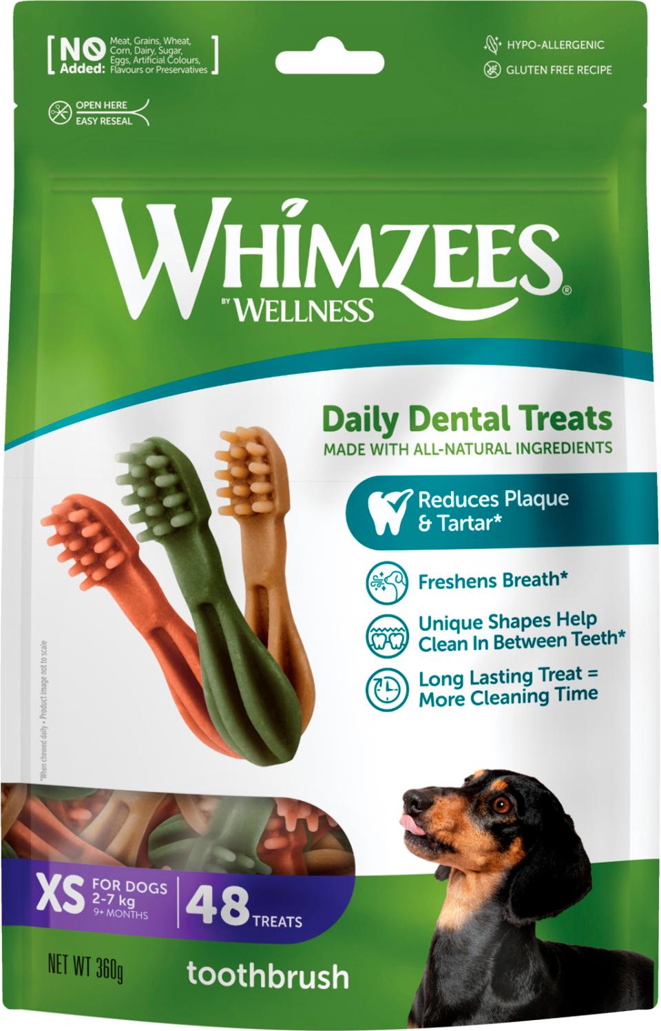 Whimzees Toothbrush Star XS til små hunder