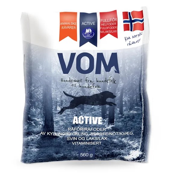 Vom Active Fullfôr m/Laks Kjøttboller 0,56 kg