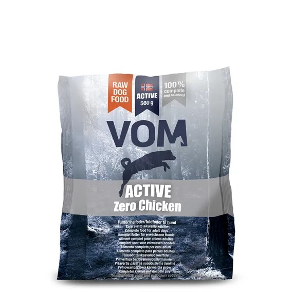 Vom Active fullfôr Zero Chicken kjøttboller o,56 kg