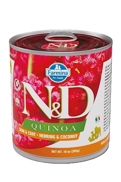 Farmina N&D Dog Quinoa Herring & Coconut 285 gr.