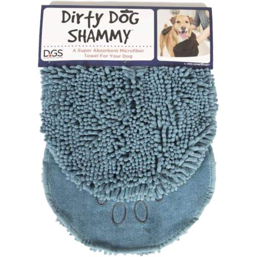 Dog Gone Smart / Dirty Dog Shammy håndduk 33x79CM Pacific Blue