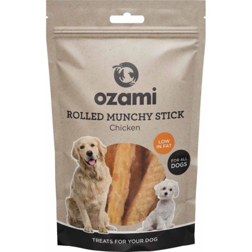 Ozami Chicken Rolled Munchy Stick 12cm 100gr