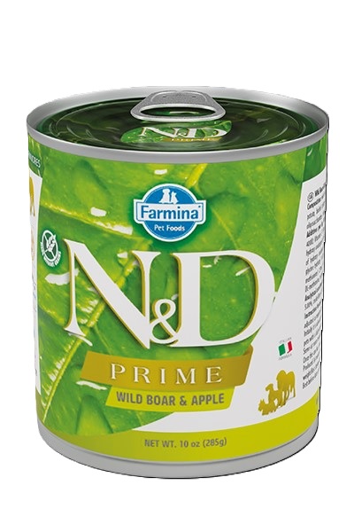 Farmina N&D Dog Prime Wildboar & Apple 285 gr.