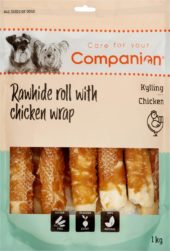 Companion Rawhide Roll with chicken wrap 18 cm, 1kg