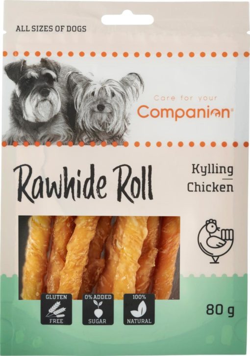 Companion Rawhide Roll Kylling, 80g