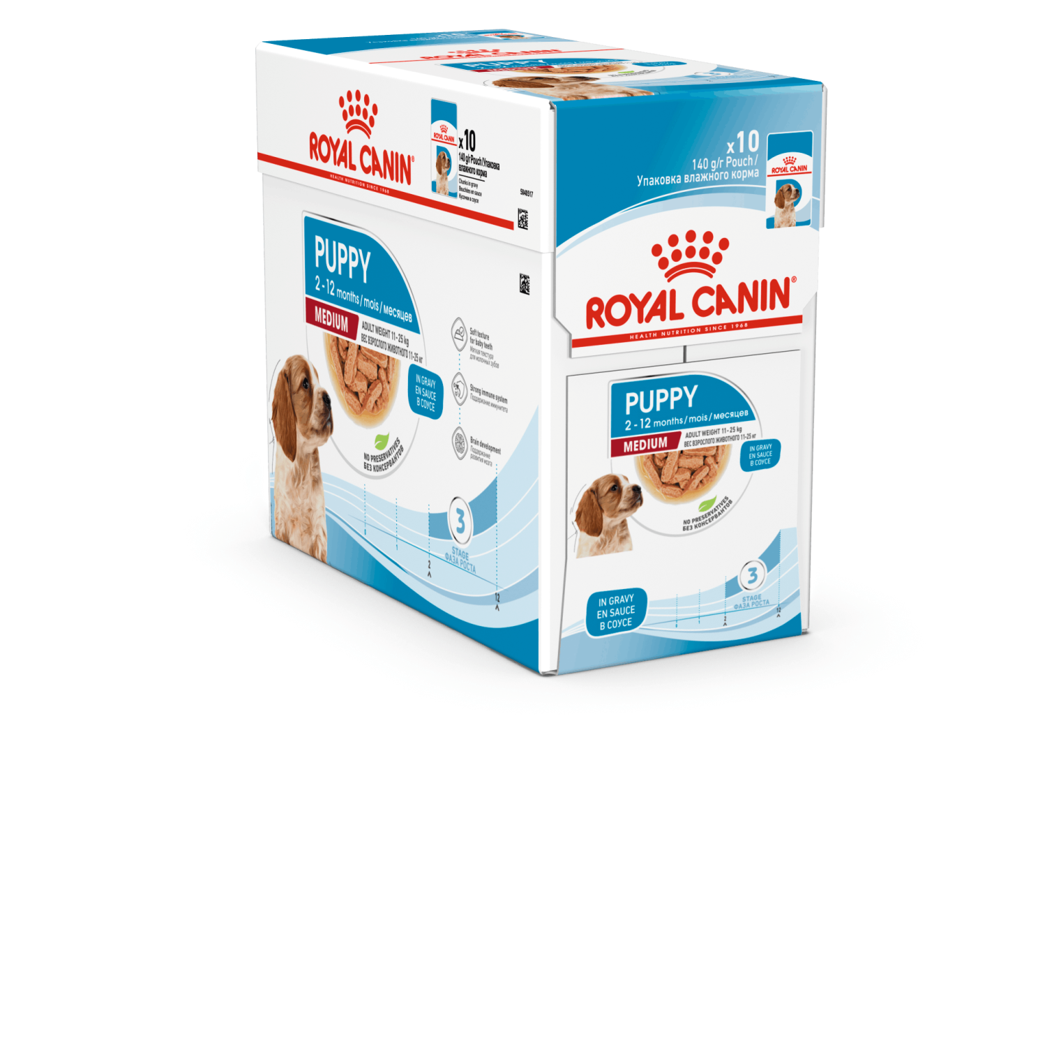 Royal Canin Medium Puppy Gravy 10x140g