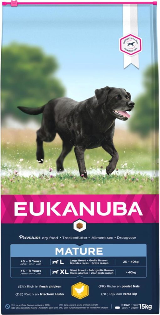 EUKANUBA Mature Large Breed kylling 15 kg