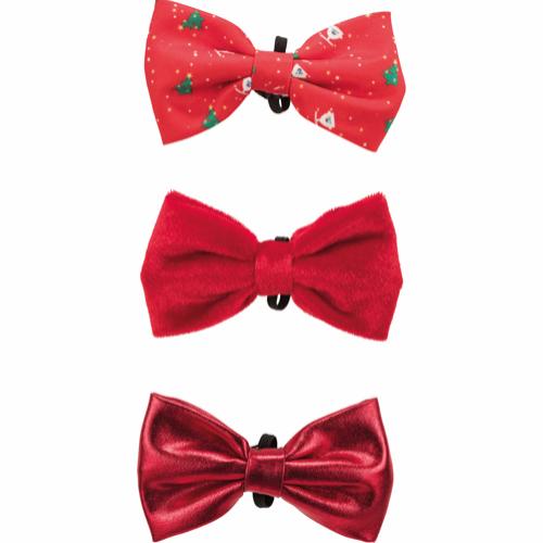 Jule sløyfe / Xmas bow tie, 10 cm | Vilkårlig type