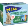 Mjau Pouch Multipack Kjøtt- og fiskesmaker i saus, 12x85gr