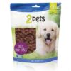 2pets Dogsnack Duck Mini Cubes, 400 g