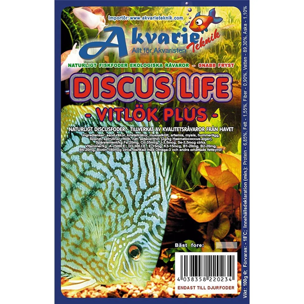 Fryst Discus Life Hvitløk 100g