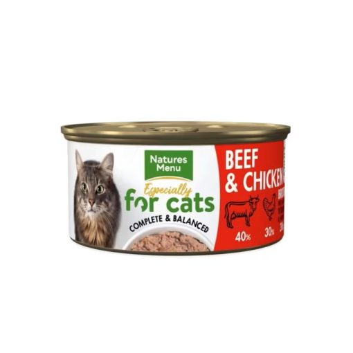 Natures Menu Boksemat Katt Biff og Kylling 85g