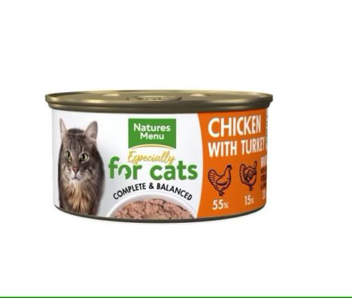 Natures Menu Boksemat Katt Kylling og Kalkun 85g