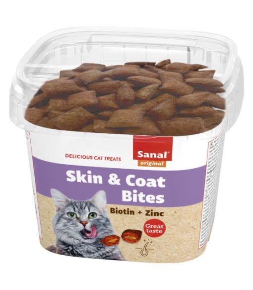 Sanal Katt Skin & Coat Bites Cup 75g