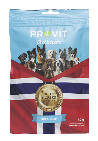 PROVIT Go`biten Hund Frysetørket Sei 50g