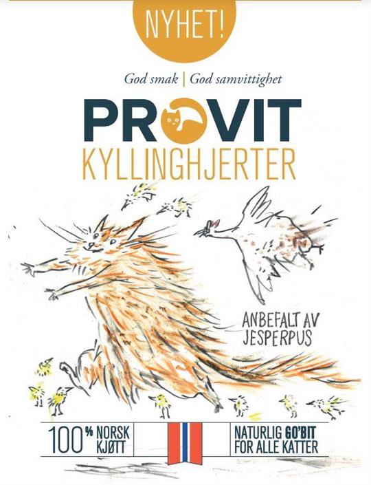 PROVIT Go`biten Katt Kyllinghjerter 50g