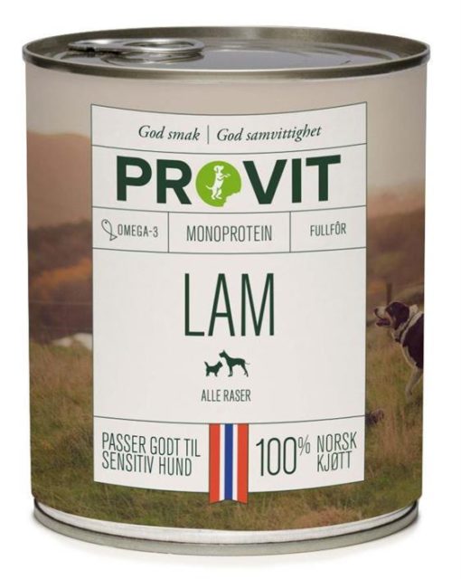 PROVIT Våtfôr Lam Hund 800g