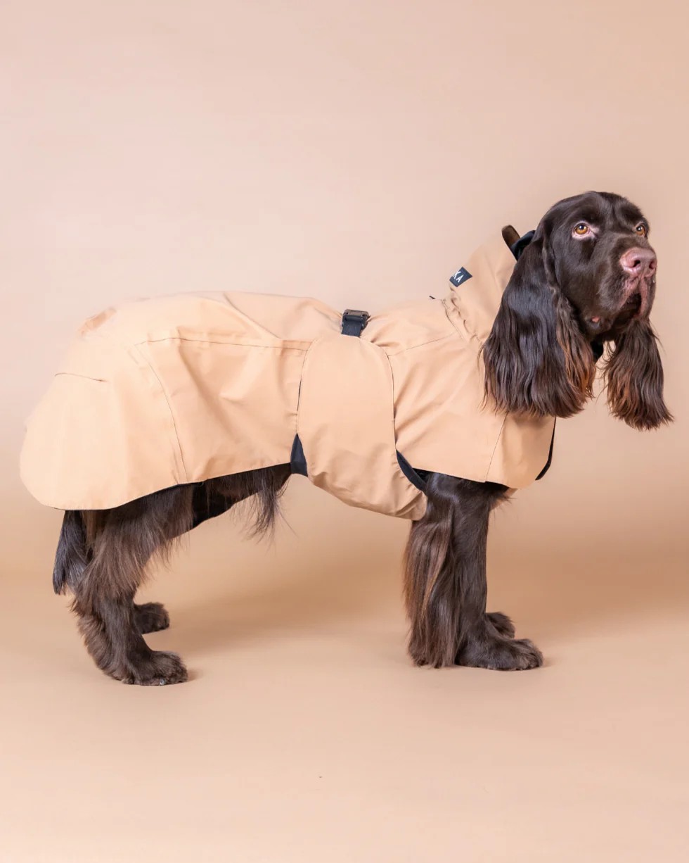 PAIKKA Visibility Raincoat Lite Taupe | Flere størrelser (20-40)