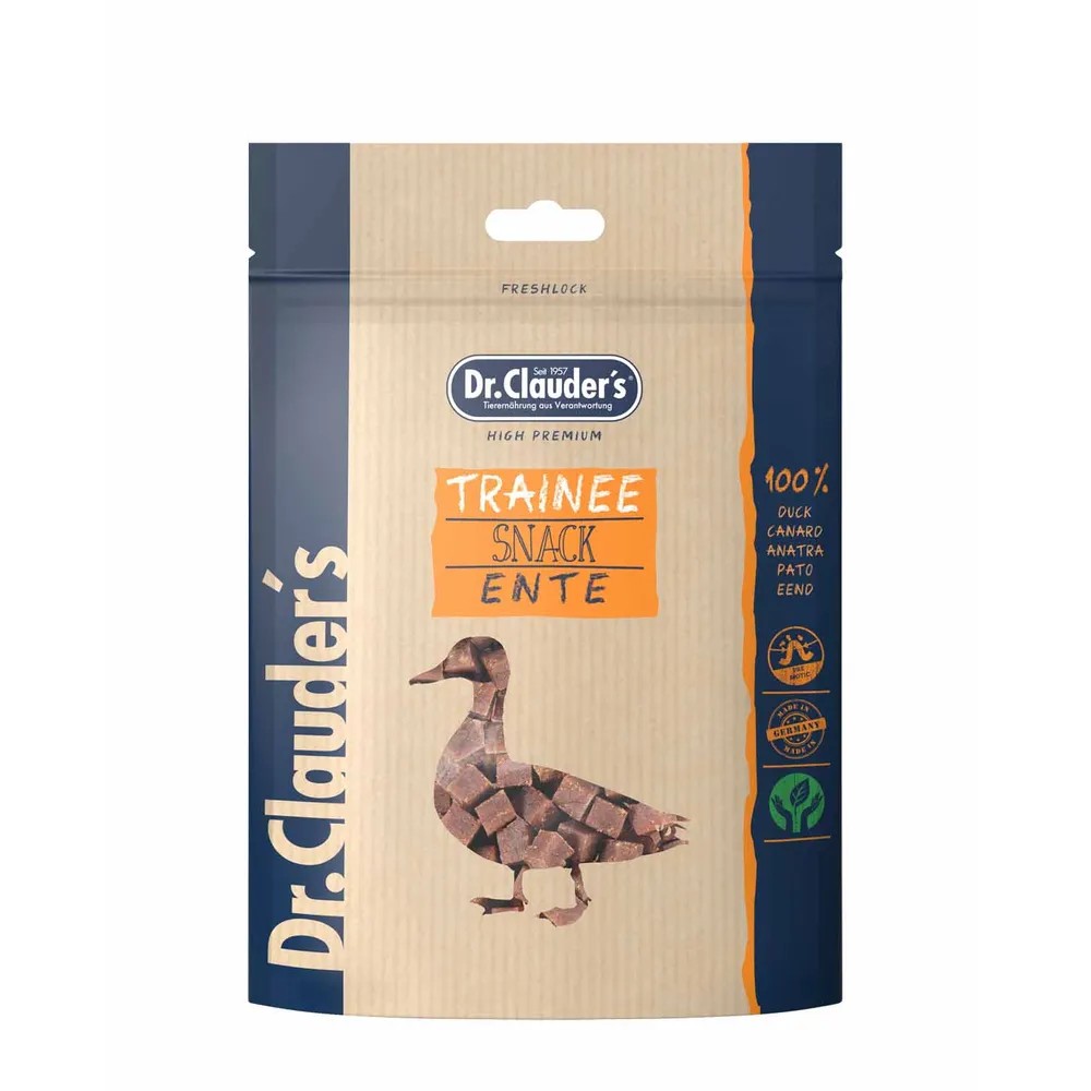 Dr. Clauder Trainee Dog Snack Medium Duck 80g