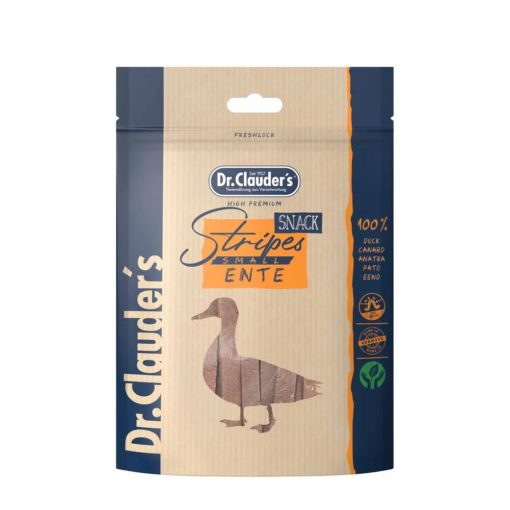 Dr. Clauder Stripe Dog Snack Small Duck 80g