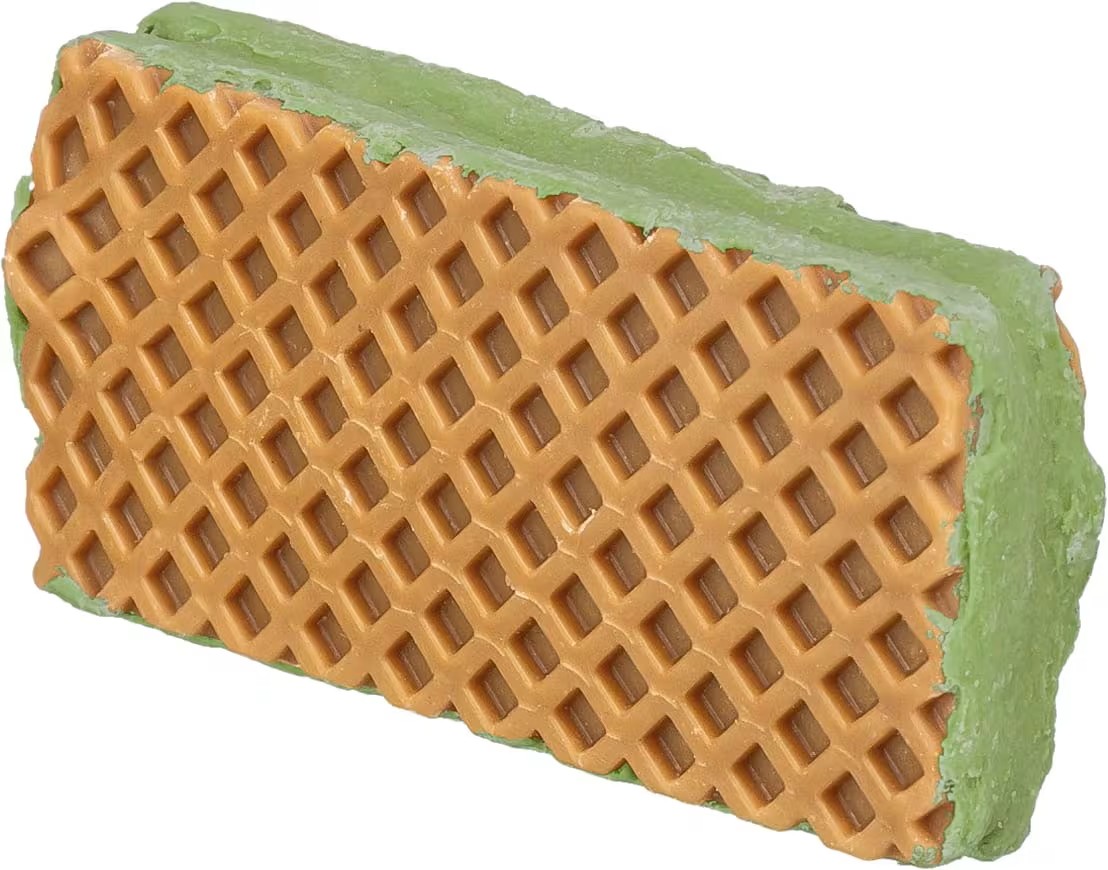 Waffle Ice Cream M/Søtpotet og Erter 50g Grønn